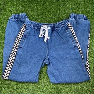 BDG jean-sweats with checkers